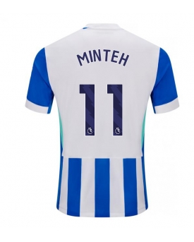 Brighton Yankuba Minteh #11 Maglia Gara Casa Repliche 2025-26 Maniche Corte
